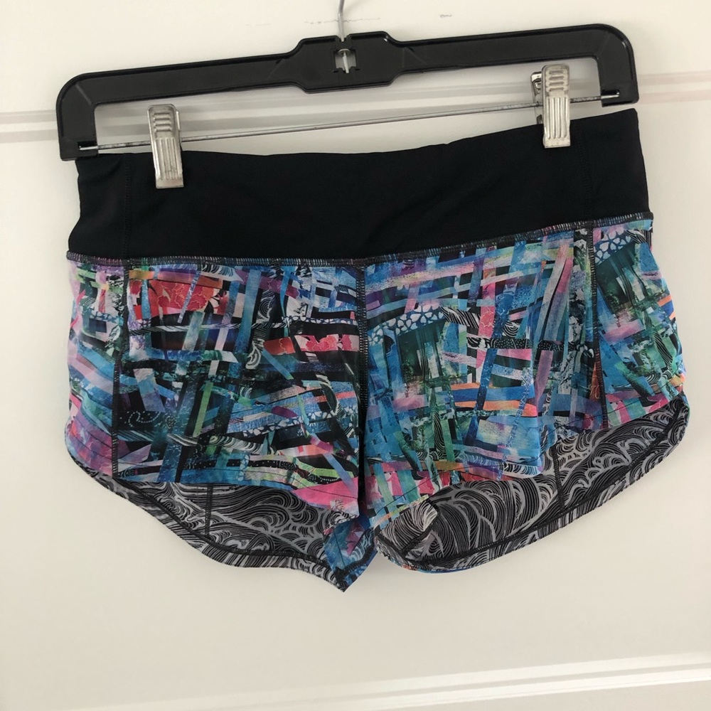 Lululemon SeaWheeze edition shorts, size 4.